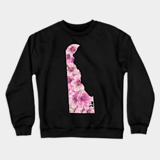 Delaware in Flowers Crewneck Sweatshirt